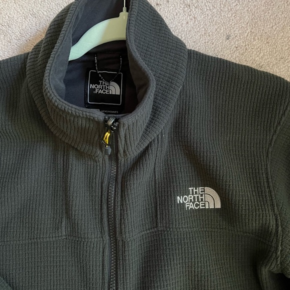 North Face Men's Zippered Thermal Dot Knit Fleece Jacket - Picture 2 of 6